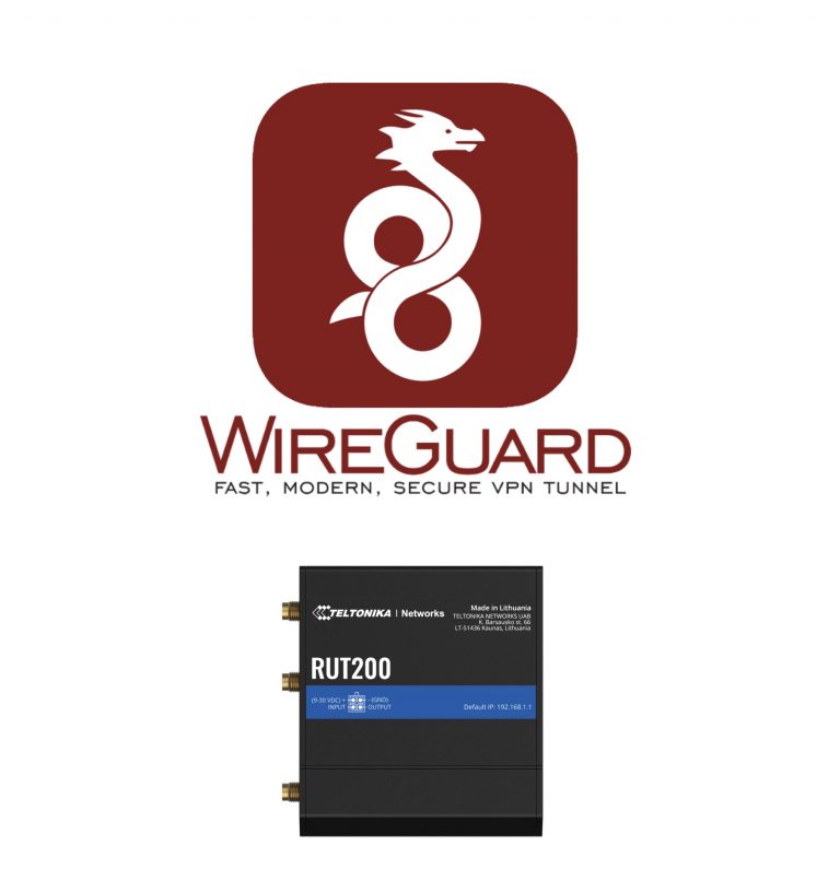 WireGuard logo with an RUT200